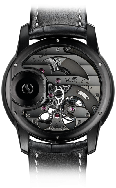 Black titanium - white accents