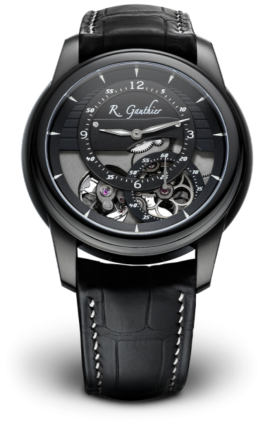 Black titanium - white accents