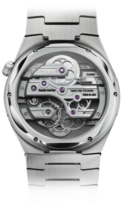 Black structured dial