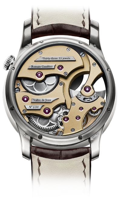 White gold - White enamel dial