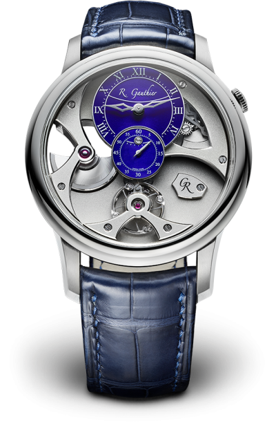 Platinum - blue enamel dial