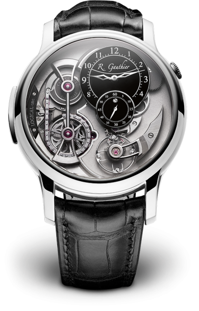 Platinum - Black enamel dial