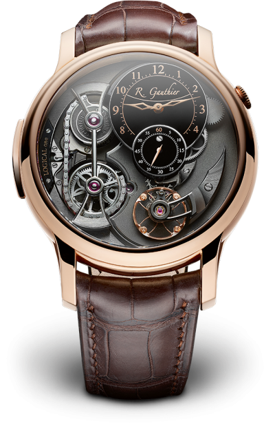 Red gold - Black enamel dial