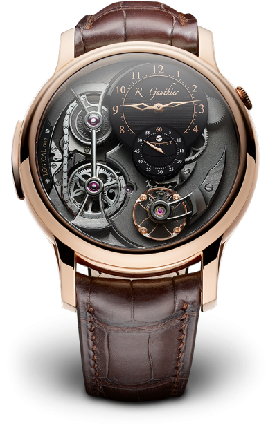 Red gold - Clous de paris dial