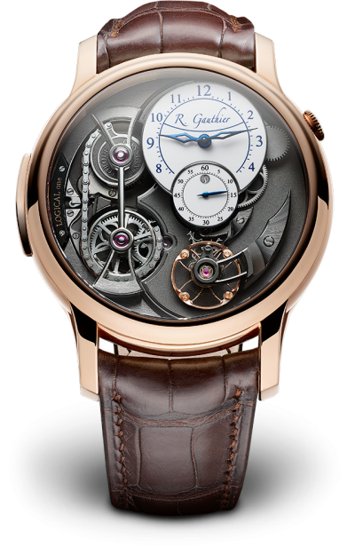 Red gold - White enamel dial