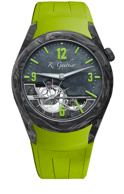 Green accents