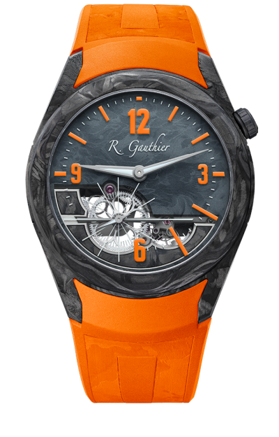Orange accents
