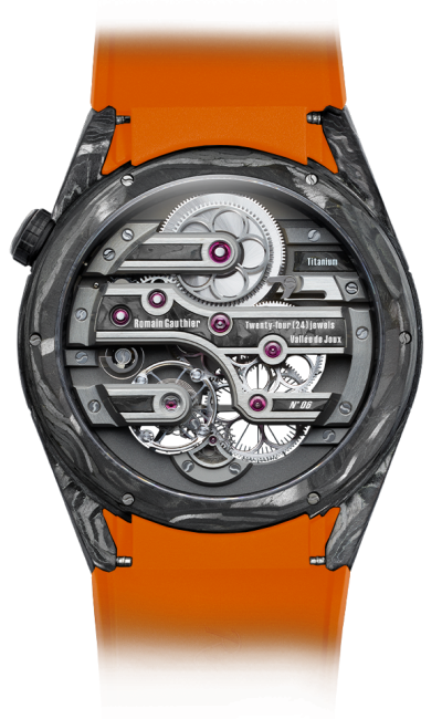 Orange accents